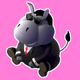 An image of a cartoon donkey in a business suit sits in front of a pink background.